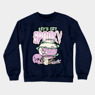 Purple skull Crewneck Sweatshirt